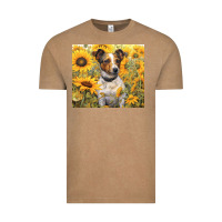 Vintage Coffee jack russel terrier Vintage Tee - Unal Design