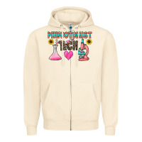 Sandshell phlebotomist tech Zipper Hoodie - CowhideDigitalArt