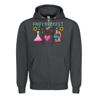 Smoke phlebotomist tech Zipper Hoodie - CowhideDigitalArt