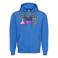 True Royal phlebotomist tech Zipper Hoodie - CowhideDigitalArt
