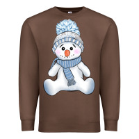 Chestnut winter snowman Premium Sweatshirt - AdoDesignShop