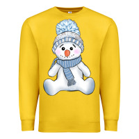 Lemon winter snowman Premium Sweatshirt - AdoDesignShop