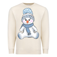 Sandshell winter snowman Premium Sweatshirt - AdoDesignShop