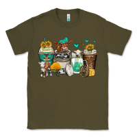 Army Green cows coffee cups Classic Tee - Zillion Design Studio