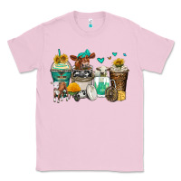 Bubblegum Pink cows coffee cups Classic Tee - Zillion Design Studio