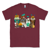 Burgundy cows coffee cups Classic Tee - Zillion Design Studio