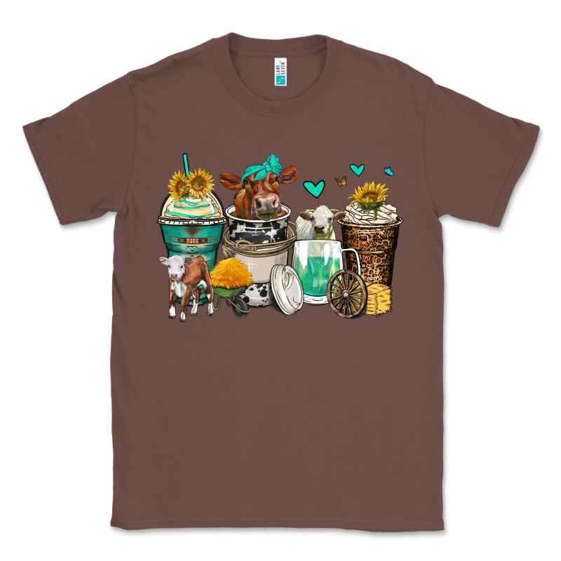 Cows Coffee Cups Classic Tee by Zillion Design Studio | Teevron