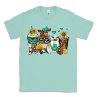 Seafoam cows coffee cups Classic Tee - Zillion Design Studio
