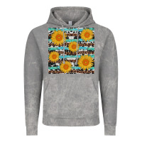 Cloud Rock sunflower western seamless revize Vintage Hoodie - AdoDesignShop