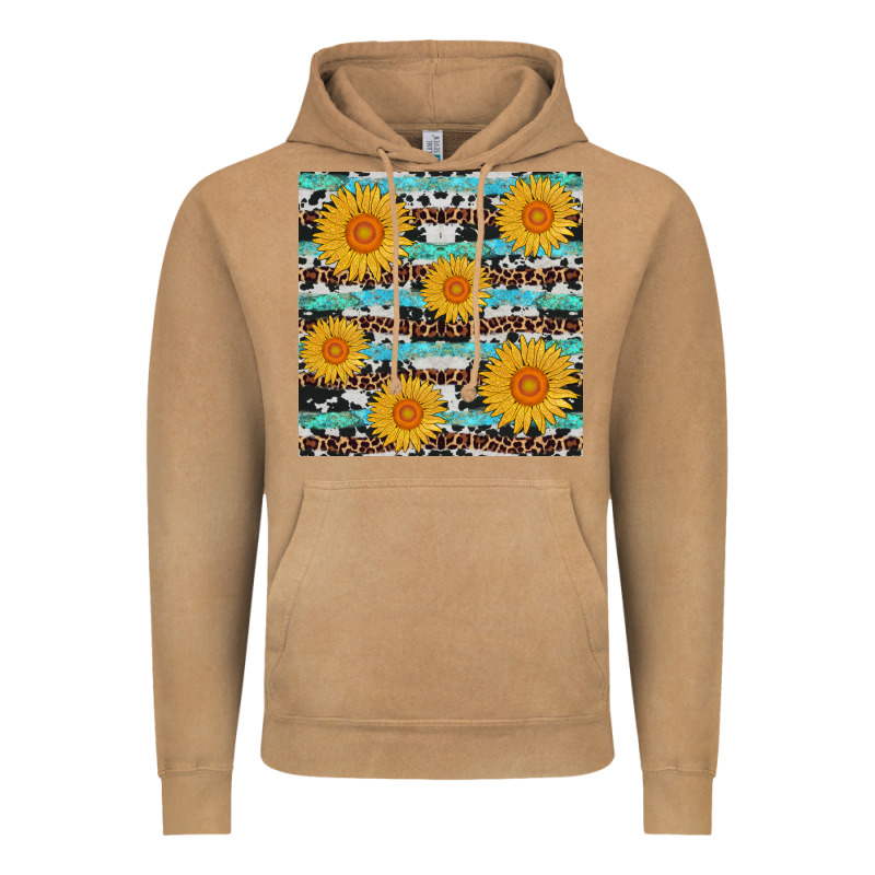Sunflower Western Seamless Revize Vintage Hoodie by AdoDesignShop | Teevron