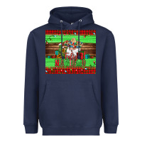 Feliz Navidad Spanish Christmas Santa Tumbler Heavyweight Hoodie | Teevron