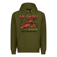 Army Green def hungry pour dome butter on me Premium Hoodie - MaliasSmallBusiness