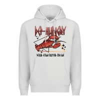 Dove Grey def hungry pour dome butter on me Premium Hoodie - MaliasSmallBusiness