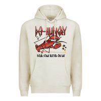 Oatmeal Heather def hungry pour dome butter on me Premium Hoodie - MaliasSmallBusiness