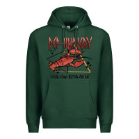 Sports Green def hungry pour dome butter on me Premium Hoodie - MaliasSmallBusiness