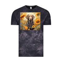 Cloud Black labrador retriever Vintage Tee - Unal Design