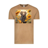 Vintage Camel labrador retriever Vintage Tee - Unal Design