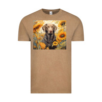 Vintage Coffee labrador retriever Vintage Tee - Unal Design