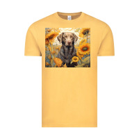 Vintage Mustard labrador retriever Vintage Tee - Unal Design