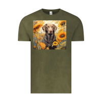 Vintage Olive labrador retriever Vintage Tee - Unal Design