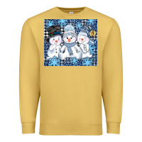 Antique Gold snowman tumbler Premium Sweatshirt - AdoDesignShop