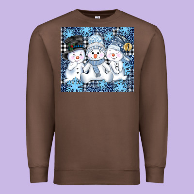 Snowman Tumbler Premium Sweatshirt Designed By Adodesignshop