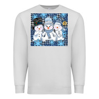 Dove Grey snowman tumbler Premium Sweatshirt - AdoDesignShop