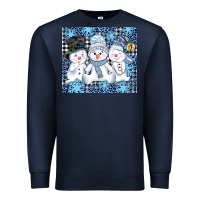 Navy snowman tumbler Premium Sweatshirt - AdoDesignShop