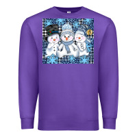Purple snowman tumbler Premium Sweatshirt - AdoDesignShop