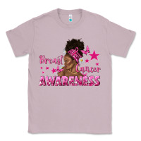 Lilac Breast Cancer Awareness with Afro Woman Classic Tee - texasbilliewilder