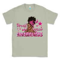 Matcha Breast Cancer Awareness with Afro Woman Classic Tee - texasbilliewilder