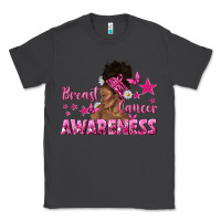 Smoke Breast Cancer Awareness with Afro Woman Classic Tee - texasbilliewilder
