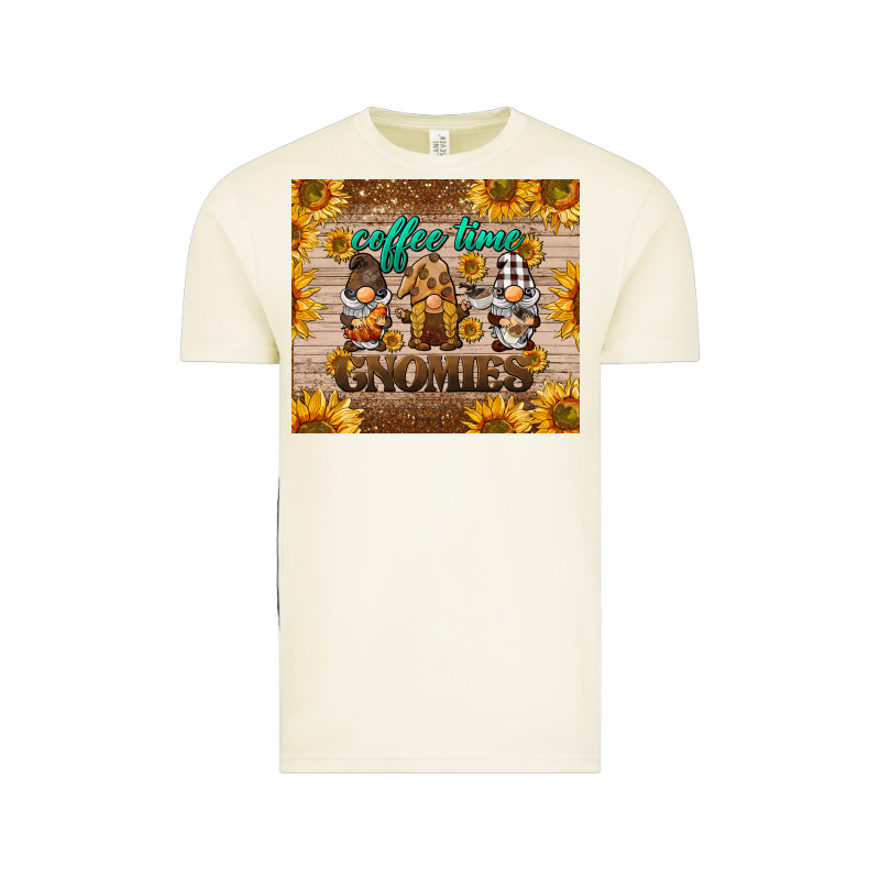 Coffee Time Gnomies Vintage Tee by BarkalooDesign | Teevron