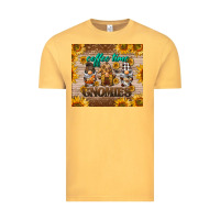 Vintage Mustard coffee time gnomies Vintage Tee - BarkalooDesign