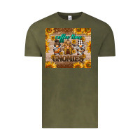 Vintage Olive coffee time gnomies Vintage Tee - BarkalooDesign