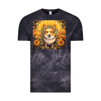 Cloud Black pembroke welsh corgi Vintage Tee - Unal Design