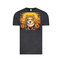 Vintage Black pembroke welsh corgi Vintage Tee - Unal Design