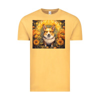 Vintage Mustard pembroke welsh corgi Vintage Tee - Unal Design