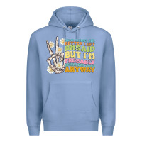 Colony Blue some things are better left unsaid Premium Hoodie - MaliasSmallBusiness