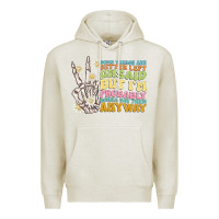 Oatmeal Heather some things are better left unsaid Premium Hoodie - MaliasSmallBusiness