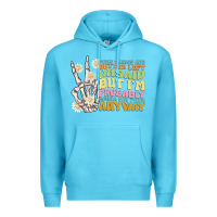 Ocean Blue some things are better left unsaid Premium Hoodie - MaliasSmallBusiness