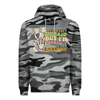 Slate Camo some things are better left unsaid Premium Hoodie - MaliasSmallBusiness