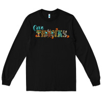 Black give thanks Long Sleeve Tee - RanaPortraitStore