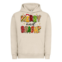 Pigment French Oak merry and bright Urban Hoodie - MaliasSmallBusiness