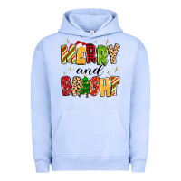 Pigment Grape Ice merry and bright Urban Hoodie - MaliasSmallBusiness