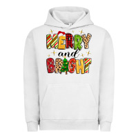 Pigment Lunar Rock merry and bright Urban Hoodie - MaliasSmallBusiness