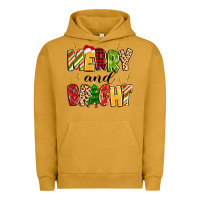 Pigment Peanut Butter merry and bright Urban Hoodie - MaliasSmallBusiness