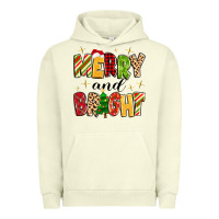 Pigment Pistachio merry and bright Urban Hoodie - MaliasSmallBusiness