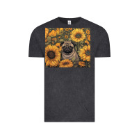 Vintage Black pug Vintage Tee - Unal Design