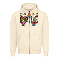 Sandshell pride gnome Zipper Hoodie - CowhideDigitalArt